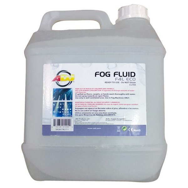 F4L111 NEW ECO HIGH QUALITY FOG JUICE IN 4 LITER CONTAINER